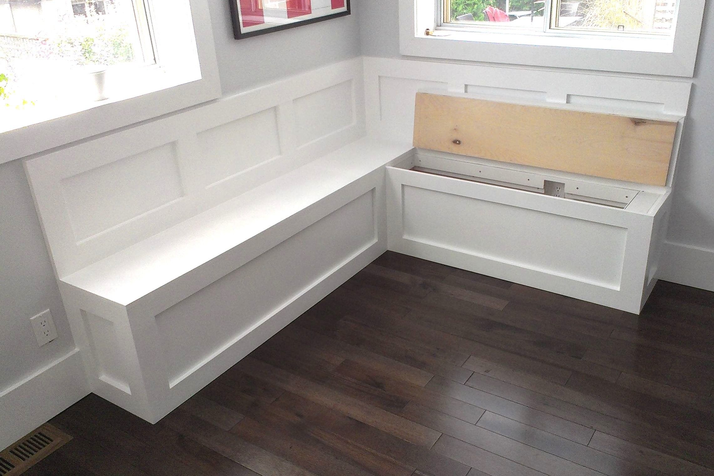 Corner Storage Benches
